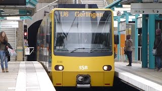 U6 Pragsattel Stadtbahn Stuttgart [upl. by Eachern]