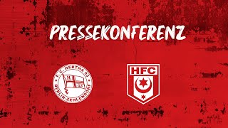 Pressekonferenz vor dem Spiel des HFC gegen Zehlendorf [upl. by Hall473]