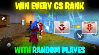 How To Win Every CS Rank With Random Players  Clash Squad Ranked Tips and Tricks  Free Fire [upl. by Miett]