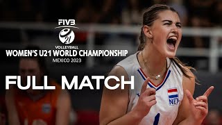 ARG🇦🇷 vs NED🇳🇱  Full Match  Womens U21 World Championship  Aguascalientes [upl. by Azne]