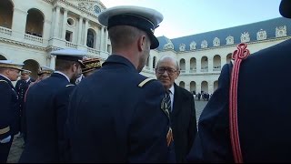 Cérémonie de remise de la médaille des blessés de guerre [upl. by Colton604]