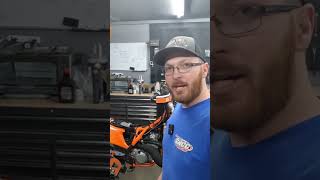 KTM 300 to 500 Full length video on my channel snowbikenation dirtbike snowbike ktm motocross [upl. by Ylehsa]