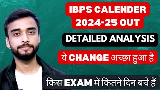 IBPS CALENDER 202425 OUT  DETAILED ANALYSIS  IBPS CALENDER OUT [upl. by Arte]