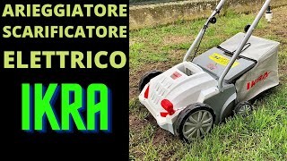 RECENSIONE Scarificatore Arieggiatore Elettrico IKRA [upl. by Gawain631]