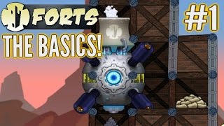 FORTS 1  The Basics  Shooting amp Building  FORTS Gameplay [upl. by Stanford]