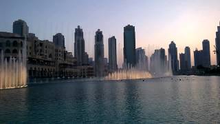 2014 The Dubai Mall fountain show Abdelmajid Abdellah song [upl. by Dexter]