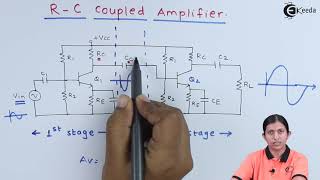 RC Coupling Circuit Diagram Operation  Low Power Amplifiers  Applied Electronics [upl. by Brittnee]