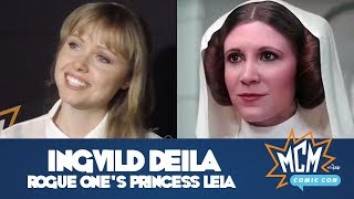 Ingvild Deila Rogue Ones Princess Leia Interview [upl. by Ynner]