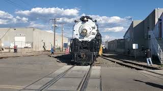 ATSF 2926 484 ALBUQUERQUENM 92724 From shop to railyard reverse move with night photo shoot [upl. by Ailaro]