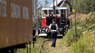 Morning Brake Test and Prep  Alberni Pacific Railway [upl. by Fari164]