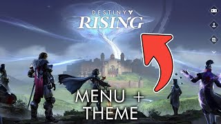 Destiny Rising main menu walkthrough and theme music [upl. by Shanan484]