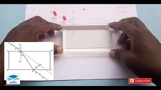 Refraction Through Rectangular Prism  Physics Practical [upl. by Sublett]