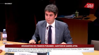 « Ça part complètement en sucette » clash entre Gabriel Attal et le rapporteur général du budget [upl. by Aerdnuahs695]