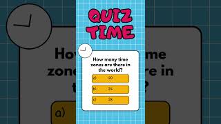 How many time zones are there in the world 🧠 GENERAL KNOWLEDGE Trivia Questions quiz quiztime [upl. by Senilec]