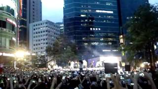 Psy Gangnam Style performance in Gangnam [upl. by Fransisco]