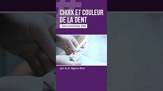 🦷 Tuto Prothèse 04  Couleur et choix de la dent [upl. by Wolfgang]