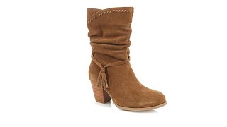 Minnetonka Maven Suede Slouch Boot [upl. by Ayotnom748]