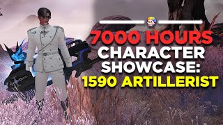 Lost Ark 7000 Hours Character Showcase  1590 Artillerist [upl. by Nandor]