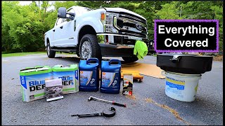 How to Change Oil on 2020 Superduty 67 Diesel [upl. by Laband]