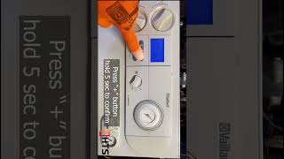 How to remove F70 fault code on Vaillant boilervaillant boilers f70 heating plumbing repairing [upl. by Gentry]