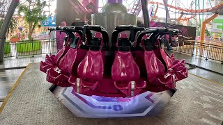 Kraang Prime Pandemonium onride POV 乗車映像  Nickelodeon Universe Theme Park アメリカ [upl. by Eecyaj]