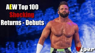 AEW Top 100 Shocking ReturnsDebuts Ever [upl. by Alletniuq]