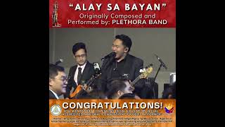 quotALAY SA BAYANquot ORIGINALLY COMPOSED AND PERFORMED BY PLETHORA BAND [upl. by Nossah]