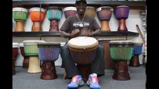 Drumskull Drums amp Bolokada Conde  Guinea Lenke Djembe  DSD08481 [upl. by Alihet]