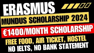 How to apply for erasmus mundus scholarship 2024  Erasmus mundus scholarship 2024  Erasmus Mundus [upl. by Puri824]