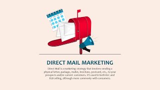 Direct Mail Marketing Animated PPT Slides [upl. by Kotto]