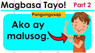 FILIPINO READING LESSON ll PANGUNGUSAP Part 2 1120 ll Pagsasanay sa Pagbasa [upl. by Feldt]