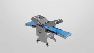 STEEN ST700K  Poultry skinning machine [upl. by Nalniuq]