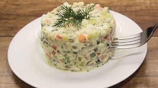 💯AŞIRI LEZZETLİ DAMAK TADINIZA UYACAK NEFİS RUS SALATASI TARİFİ🥗RUS SALATASI NASIL YAPILIR [upl. by Ahsea]