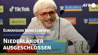 Niederländer Joost Klein vom ESC ausgeschlossen  AFP [upl. by Wanonah]