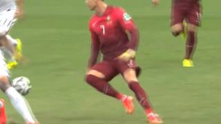 Cristiano Ronaldo incredible Skill vs USA With English Commentary World Cup 2014 HD [upl. by Aicenat179]