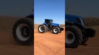 T7 NO DIRETAO  trator tractor agro shorts youtubeshorts newholland [upl. by Lorry726]