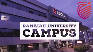 Ramaiah University Campus tour Main Campus Short video Education [upl. by Selij]