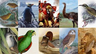 ANIMAIS EXTINTOS PELA HUMANIDADE DE 300 AD ATÉ 2007 8 [upl. by Auohs]