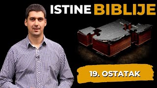 19 PROREČENI OSTATAK Istine Biblije  Nemanja Boričić [upl. by Llehcim]