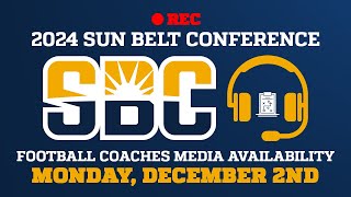 Sun Belt Football Coaches Media Availability  December 2nd [upl. by Cornell]