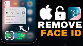 iOS 18 How To Turn OFF Face ID For Apps On iPhone [upl. by Enom352]