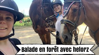 VLOG   BALADE EN FORÊT AVEC MA COPINE HELORZ part1 🐴🍃 [upl. by Bible]