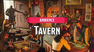 Tavern  DampDTTRPG Ambience  1 Hour [upl. by Nennahs]