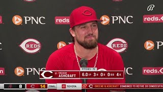 Graham Ashcraft speaks with the media about his outing against Arizona [upl. by Ycam486]