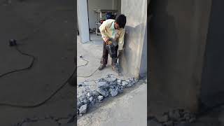 jack demolition hammer concrete breaking [upl. by Tonya]