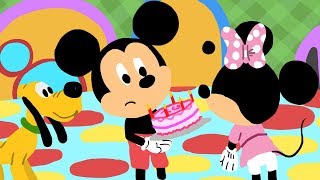 Minnie Mouses Birthday Drawing Disney Junior Doodles [upl. by Killam808]