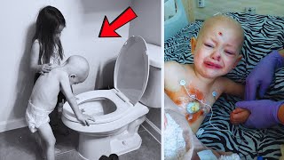 After Mother Caught Her Children Doing THIS In The Bathroom She Wouldnt Stop Crying [upl. by Izogn]