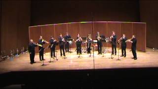 University of Kentucky Baroque Trumpet Ensemble  Bendinelli Sonata 332 [upl. by Alehcim]