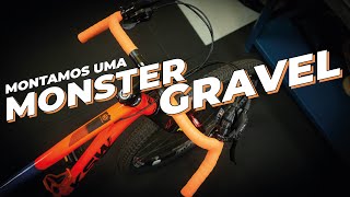 Montamos uma Monster Gravel Saiba como montar a sua também Pedaleria [upl. by Hamann862]