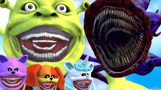 SHREK SONIC TAPES Vs SONIC CURSED TAPES in Garrys Mod [upl. by Saiasi]